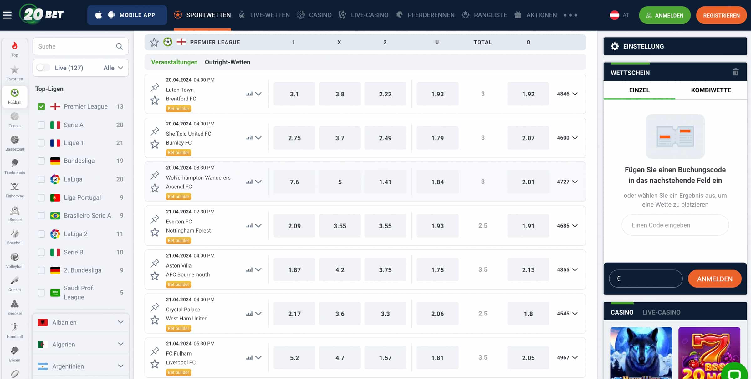 Sportwetten