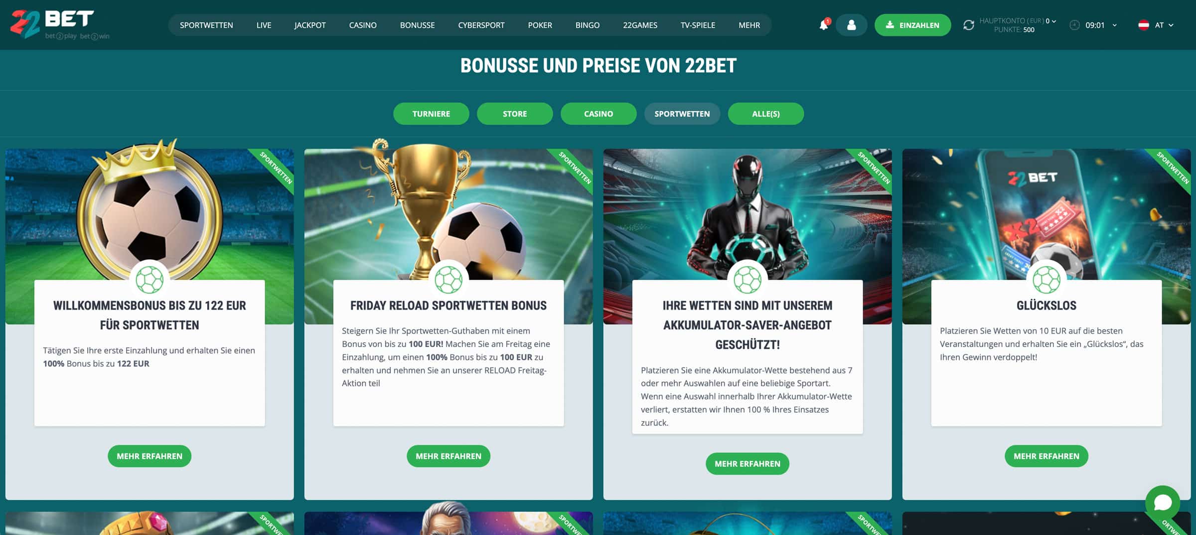 22Bet Bonus