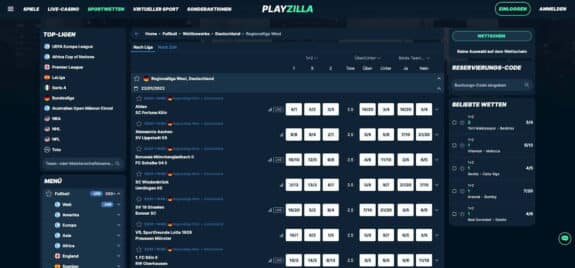 Regionalliga Wetten